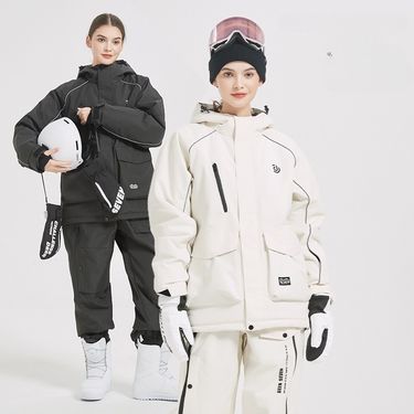 Unisex Waterproof Ski Jacket & Pants Set – Windproof 10K Snowboarding Suit For Men & Women – Breathable Hiking & Mountaineering Outerwear (XS-XXL)_voghion.com