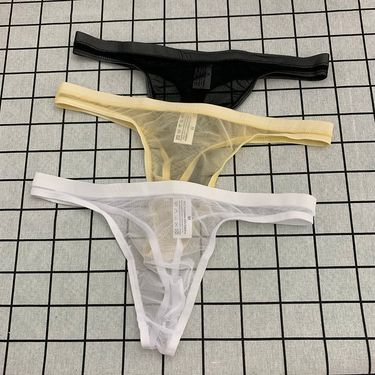 Men's Tight Ultra-Thin Breathable Mesh T-Back_voghion.com