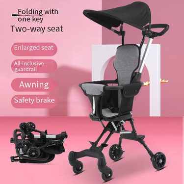Mother & Kids Baby Stroller Portable Foldable Two Way Baby Stroller_voghion.com