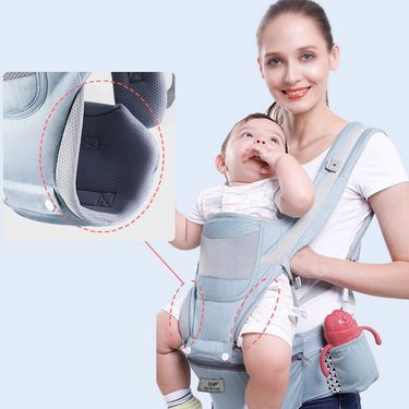 Baby Carrier Waist Stool With Storage Bag Kangaroo Shoulder Swaddle Sling Infant Kid Wrap Ergonomic Backpack Hipseat_voghion.com