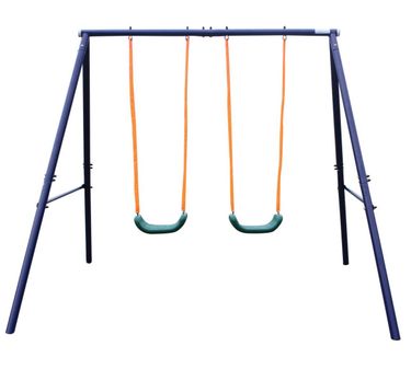 Two Station Swing Set for Children_voghion.com