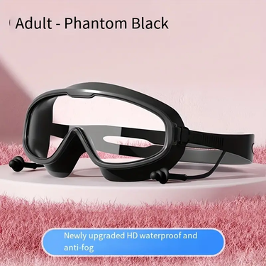 Waterproof Anti-fog HD Swimming Goggles For Men And Women Large Frame Swimming Glasses For Adult_voghion.com