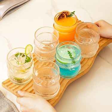Whiskey Glasses - Premium Hand-Blown Crystal Tumbler For Scotch Bourbon & Cocktails (Thick-Base Ice Grip Design 10oz Capacity Elegant Barware)_voghion.com