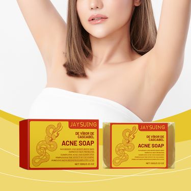 Acne Cleansing Soap, Gently Cleansing Back Acne Smooth Refreshing Rejuvenation Cleansing Soap_voghion.com