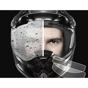 Electric motorcycle high-definition anti fog lens riding safety helmet, rainproof film, waterproof sticker, universal_voghion.com