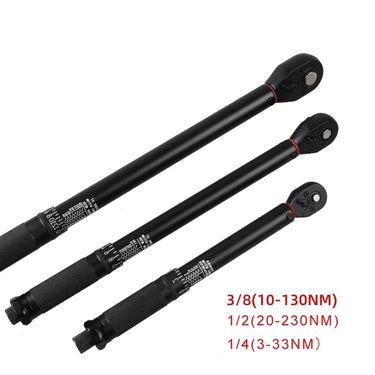 Torque Wrench 1/2'' 3/8'' 1/4'' Square Drive Preset Bicycle Torques Key Two-way Ratchet Car Bike Automotive Hand Tools_voghion.com