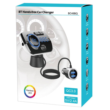 BC49DQ: Advanced Car Multimedia System With Bluetooth, Fast Charging, Voice Assistant, And More_voghion.com