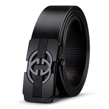 2023 New Hot Selling Automatic Buckle Cowhide Belt, High Grade Fashion Men's Pant Belt, Youth Fashion Casual Leather Belt_voghion.com