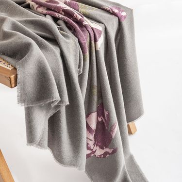 Elegant Lady Style Printed Scarf Cashmere Autumn And Winter Floral Shawl Soft Warm Neck_voghion.com