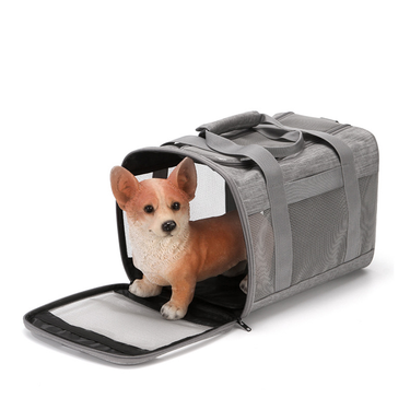Pet cat handbag outing portable bag one shoulder crossbody dog teddy bear small dog travel car bag_viptrois.com