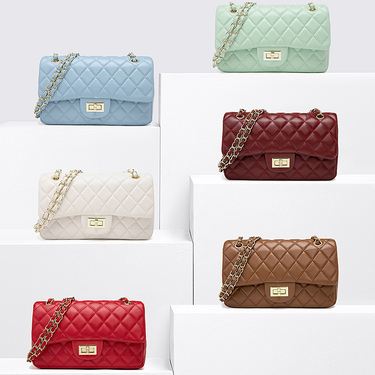 Women's Bag fashion chain bag small fragrant style diamond bag shoulder messenger bag _ipsvogv.com