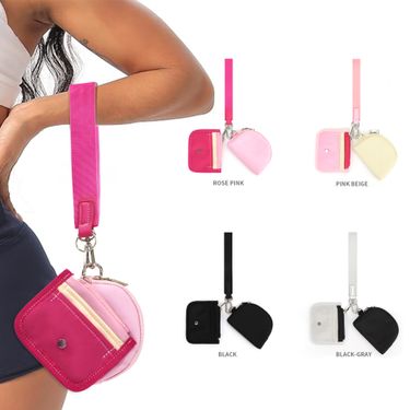Unisex Fashion Wrist Bag Portable Simple Bank Card Mini Coin Purse_viptrois.com