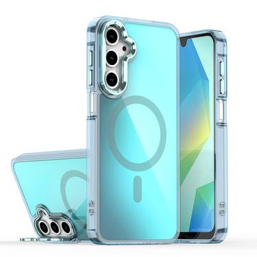 Powerful Magnetic Gradient Metal Lens Protection Anti Yellow Case For Samsung A16 Galaxy A55 A35 A25 A15 A05s Back Cover_voghion.com