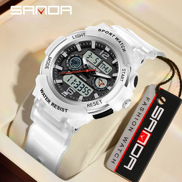 New Digital Watch Casual Men Women's Watch Outdoor Multi Functional Student Sports Waterproof Electronic Watch_voghion.com
