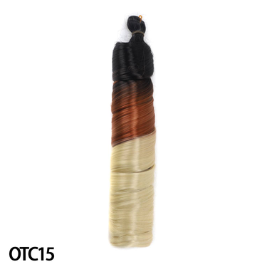 24-inch European And American Synthetic Hair, African Curl, Dirty Braid, Women's Curly Hair, Crochet, French Curl, Three-color Mix_voghion.com