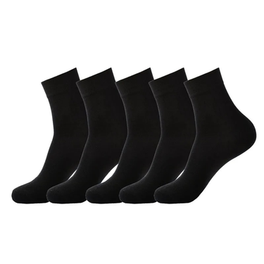 Men's Socks 5 Pairs / Lot Black White Gray Business Casual Sock Crew Soft Calcetines Breathable Spring Summer for Male_voghion.com