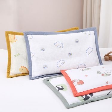 Children's Pillow: 3 Months & Above, 6+ Years Old, Baby Pillow, Kindergarten-Specific, Baby Comfort Pillow, Neck-Support Buckwheat Hull Pillow_voghion.com