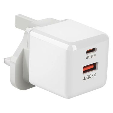 syct Xiaobing Cube 13 Mobile Phone PD Fast Charging Single Type-C Charger Head QC3.0Q Dual Port Mini_voghion.com