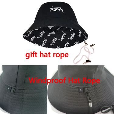 New Arrivals Reversible Big Head Size Autumn Bucket Men Korean Casual Street Panama Hiphop Golf Fisherman Hat Caps for Women_voghion.com