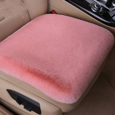 Winter rabbit fur plush seat cushions, spot car seat cushions, rabbit fur short plush rear seat cushions_voghion.com