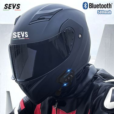 Modular Motorcycle Helmet – Flip-Up Full Face Helmet With Dual Visor & Bluetooth (Matte Black/Gloss White/Cement Grey, Multi-Size)_voghion.com
