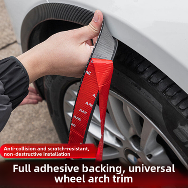 Universal Wide Body Carbon Fiber Anti-Scratch Sticker Decorative Rubber Wheel Arch Car Anti-Collision Strip_voghion.com