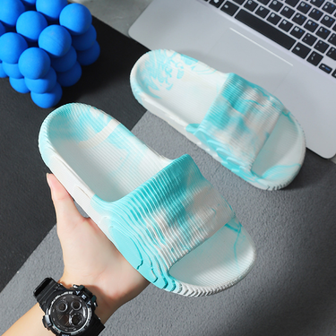 Soft Slippers Men's Outerwear, New Summer Fashion Trend, Same Thick Soled One Line Sandals For Couples_voghion.com