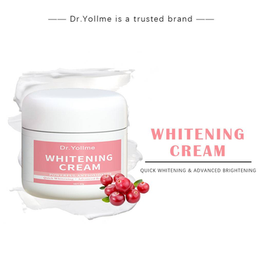 Dr.Yollme Body Whitening Instant Glow Cream - Lightweight, Hydrating & Natural - Looking Skin Brightening Formula_voghion.com