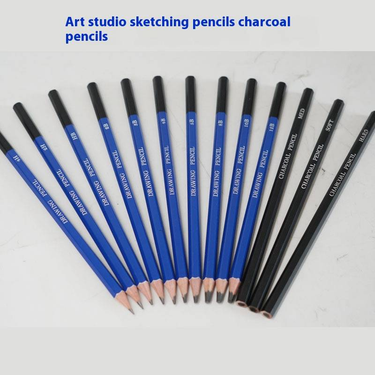 Professional Sketching Pencils Set - 4H To 14B Graphite Drawing Pencils For Artists, Beginners & Students - Wooden Shade Grading Pencils For Sketching_voghion.com