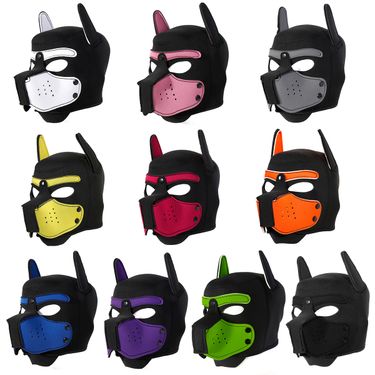 Sex Products SM Sex Dog Head Cover Adult Products Men And Women Training Role Play BDSM Role Play Props Head Cover_voghion.com