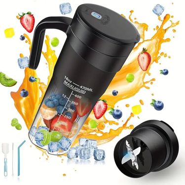 1 Set Mini Juicer Portable Multifunctional USB Charging Juicer Cup Fruit Electric Juicer Mixer_voghion.com