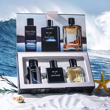 2023 New Hot Town Yixiang Men's Perfume Set Lasting Land Blue Wilderness Vietnam Perfume Gift Box Ocean Tone_voghion.com