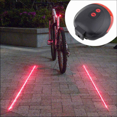 Kaou Mountain Bicycle Bike Cycle Rear Tail Warning Lamp 5 LED Light Flash Mode_voghion.com
