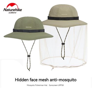 New Arrivals New Arrivals Naturehike Waterproof Fisherman Hat Sun Protection Cap with Mosquito Net Head Mesh for Outdoor Camping Hiking Jungle_voghion.com