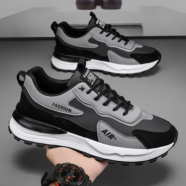 2024 Men's Sports New Autumn Casual Summer Work Office Leather Waterproof Non-slip Safety Trendy Shoes_voghion.com