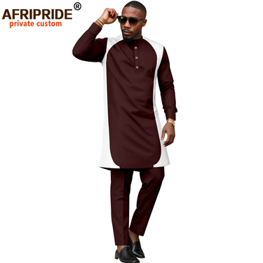 Men's casual 2 piece top + trousers_voghion.com