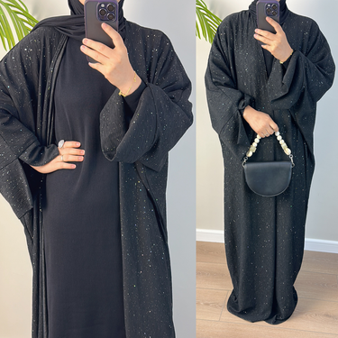 Women's Clothing Middle East Turkey Dubai Autumn and Winter Elegant Thickened Cardigan _voghion.com