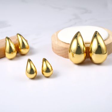 Unisex Water Drop Earrings Niche Design High End Luxury Fashion Boutique Earrings_ipsvogv.com