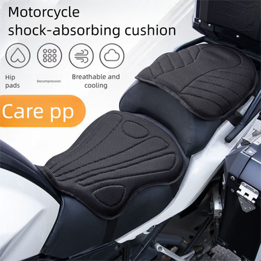 Electric Seat Cushion Shock Absorption Sun Protection Motorcycle Touring Modific Accessories Breathable Heat_voghion.com
