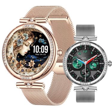 NX17PRO Women's AMOLED Bluetooth Call, Exercise, Step Counting, Multi Sport Smart Watch_voghion.com