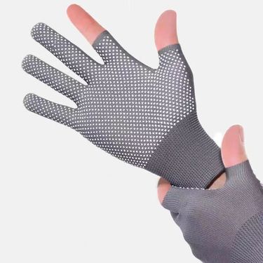for Men And Women Summer Sun Tea Picking Labor Protection Anti-Slip Cycling Outdoor Two-Finger Touchscreen Thin Gloves_voghion.com