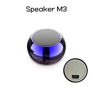 M3 Wireless Speaker Sound Box Audience Metal Stereo Surround Subwoofer Small Mini Portable Bluetooth Speakers_voghion.com