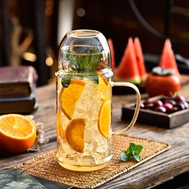 Heat-resistant High Borosilicate Large Capacity Single-person Drinking Glass Cup Office Student Personal Use Cold Water_voghion.com