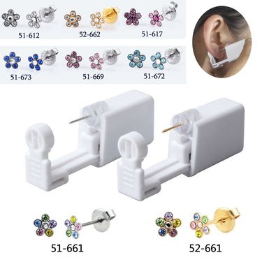 New second generation ear piercing device Korean version disposable ear piercing device children's ear piercing tool ear nail gun_voghion.com