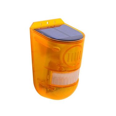 Solar Powered Infrared Motion Sensor Detector Siren Strobe Alarm System Acoustooptic Alarm Lamp For Home Yard Outdoor Security_voghion.com