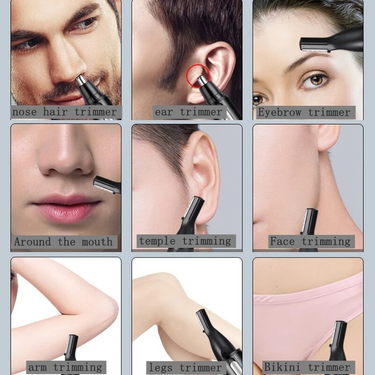 All Origina In1 Rechargeable Hair For Men Care Kit Electric Eyebrow Beard Nose And Ear Trimmer_voghion.com