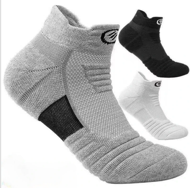 Men's Professional Sports Spring And Summer Short Mesh Breathable Running Basketball Socks Thickened Towel Bottom_voghion.com
