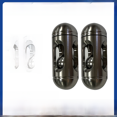 Factory direct supply stainless steel CNC processing metal popping toys decompression popping beads portable popping coins_voghion.com