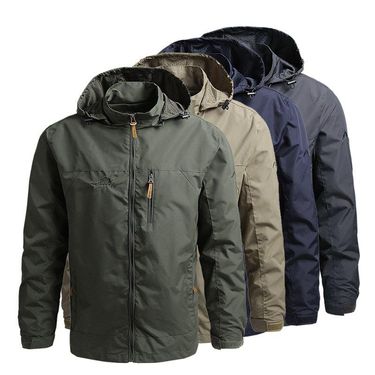 DesignerMen's Military Rain Tactical Jacket Casual Sport Waterproof Jacket Coat Hoodie Windbreaker Coat Riding Jacket Menswear Layer_voghion.com