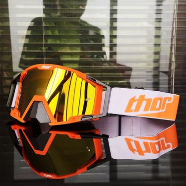 Thor Motorcycle Riding Helmet Goggles Windproof Transparent Machine Glasses_voghion.com